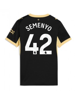 Ženski Nogometna dresi replika Manchester City Antoine Semenyo #42 Gostujoči 2026-27 Kratek rokav Ženski Nogometna dresi replika Manchester City Antoine Semenyo #42 Gostujoči 2026-27 Kratek rokav